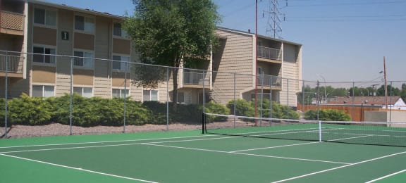 tennis court for Timberleaf Apartments in Lakewood, CO