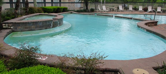 Pool at Almeda Park Apartments in Houston TX