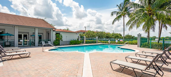 Swimming Pool at Cedar Grove Apartments in Miami Gardens FL