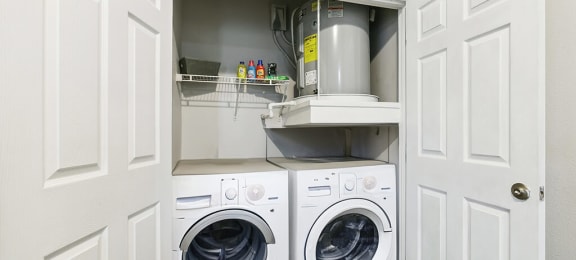 Washer and Dryer at Almeda Park Apartments in Houston TX