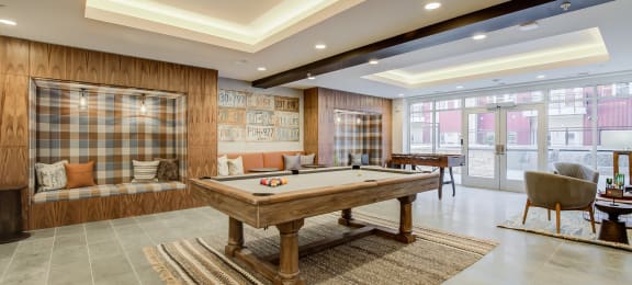 Pool Table in Clubhouse