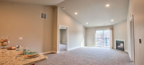 Open concept apartment at Verndale Apartments in Lansing, MI 