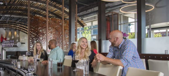 Bar and Dining at Wheelhouse Near Arena Place Apartments