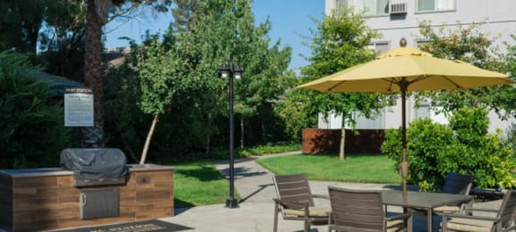 Grill Stations available at Parc Station Apartments in Santa Rosa, CA