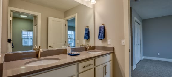 Bathroom of Home For Rent in Holt Michigan | Aspen Lakes Estates