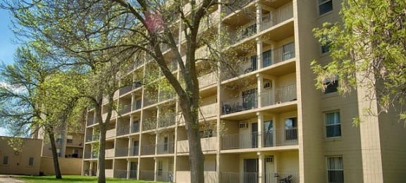 Property Exterior at Knollwood Towers West  Apartments, Hopkins, Minnesota