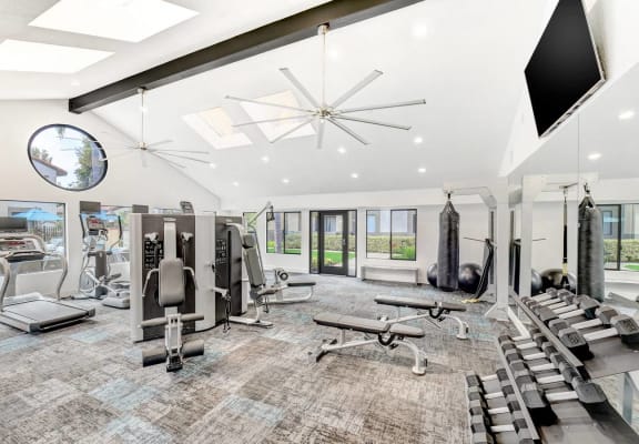 Fitness Center With Updated Equipment at Altair, Escondido, 92029