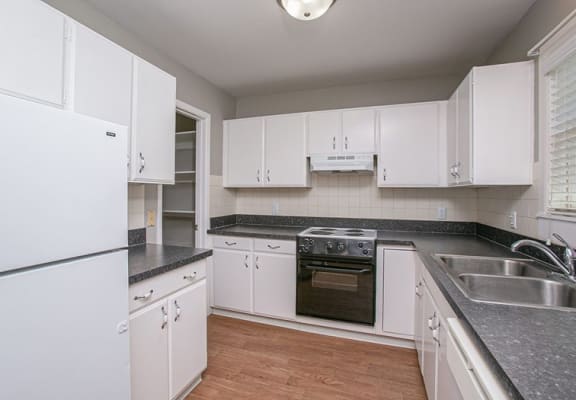 spacious kitchen at westborough arms apartments
