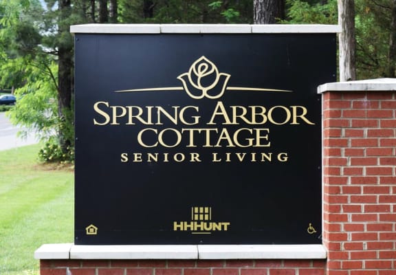 Spring Arbor Cottage Entrance Sign in Richmond, VA