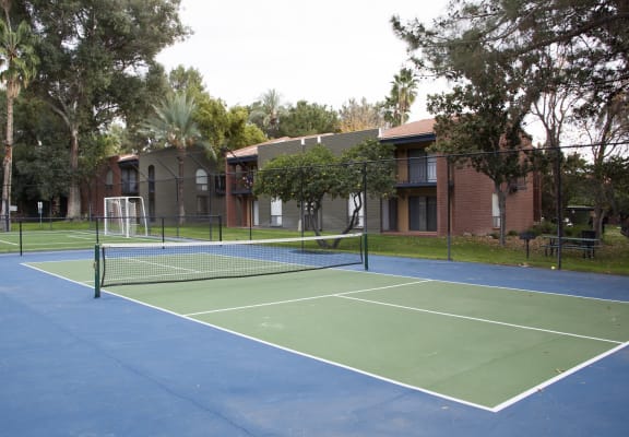 Tennis court at Mission Palms Apartments in Tucson, AZ