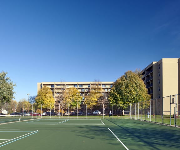 Basketball Court at Knollwood Towers West  Apartments, Hopkins, 55343