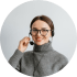 a woman wearing a headset and talking on a cell phone  at The Verandas, Canoga Park, California