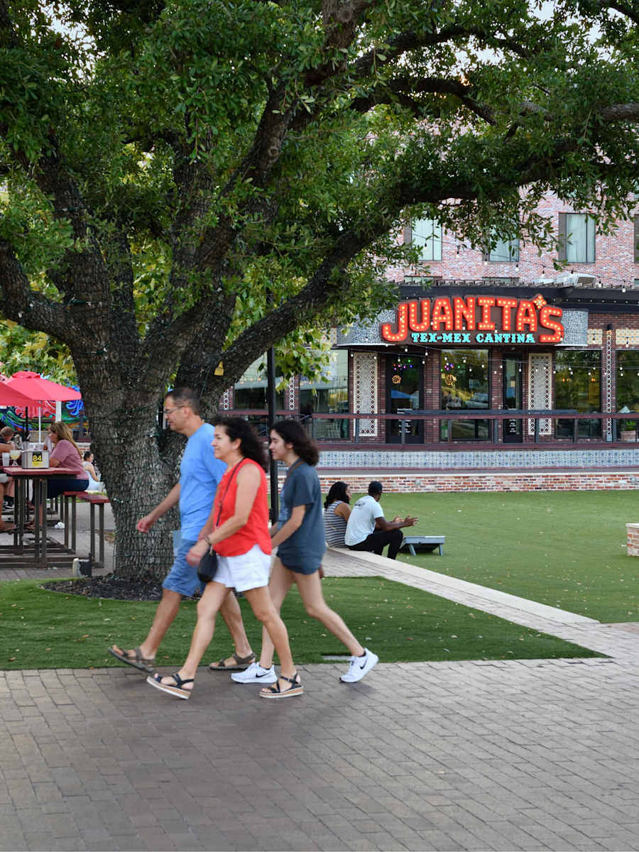 Outdoor community area near Century Square and Downtown Bryan area