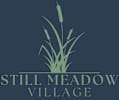 A logo with the words "Still Meadow Village" and a graphic of grass.
