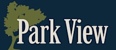 A logo with a tree and the words "Park View".