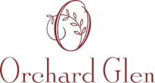 A logo with the text Orchard Glen.
