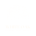 a logo for white oak luxury apartments