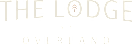 The Lodge at Overland logo with a black background.