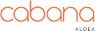 The image features the word "cabana" in orange letters.