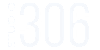 The image displays the word "STUDIO" above the number "306" in a bold, white font on a black background.