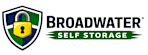 The image is a logo for a company named Broadwater Self Storage.
