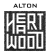 a logo with the word alton on top of it