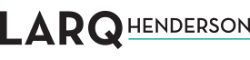 The image features the name "LARQ Henderson" in large, bold letters.