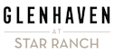 A logo with the words Glenhaven at Star Ranch.