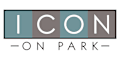 The image shows a logo with the words "ICON PARK" in a stylized font.