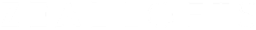 The image shows the text "ZEALOFTS" in black on a white background.