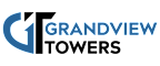 The image is a logo for Grandview Towers.