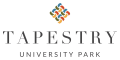 the logo for Tapestry University Park Apartments Homes Sarasota, Florida