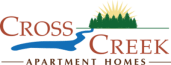 the logo for cross creek apartment home