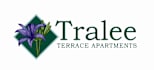 A logo for Terrace Apartments featuring a flower.
