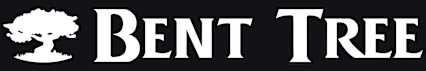 A logo with a tree and the words "Bent Tree" in white on a black background.