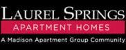 a sign that says lauren springs apartment homes