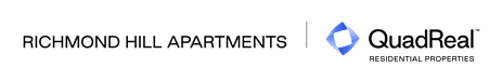 The image is a logo for QuadReal Residential Properties.