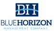 The image is a logo of the Blue Horizon Management Company.
