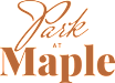 The image features the words "Dark at Maple" in a stylized font.