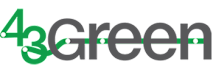 A graphic with the text "43Green" in green and grey.