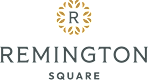 A logo with a flower design and the text "Remington Square" is displayed.