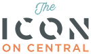 The image displays the text "The ICON CENTRAL" in a stylized font.