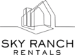 A logo for Sky Ranch Rentals features a line drawing of a building above the company name.