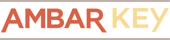 The image features the words "AMBAR KEY" in large, bold letters.