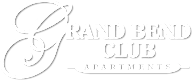 White Property Logo for Grand Bend Club Apartments, Grand Blanc, Michigan