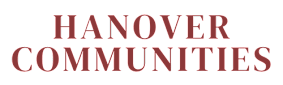 The image features the words "Hanover Communities" in red text.