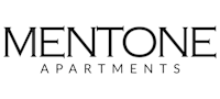 The image shows the logo of Mentone Apartments.