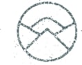 A green stamp-like image with a white background.