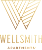 The image is a logo of Wellsmith Apartments.