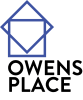 the omega place logo with a blue envelope and the word omega place